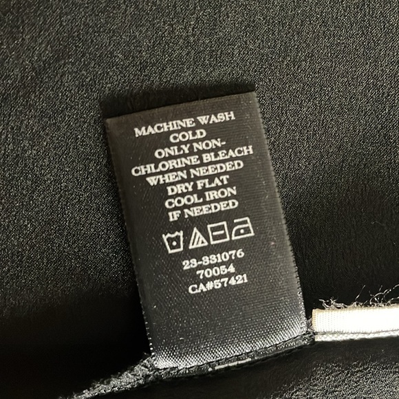 Ann Taylor Black Open Long Sleeve Block Hem Cardigan- Medium - Picture 6 of 11